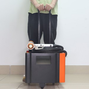 200W air-cooled rod type pulse laser cleaning machine